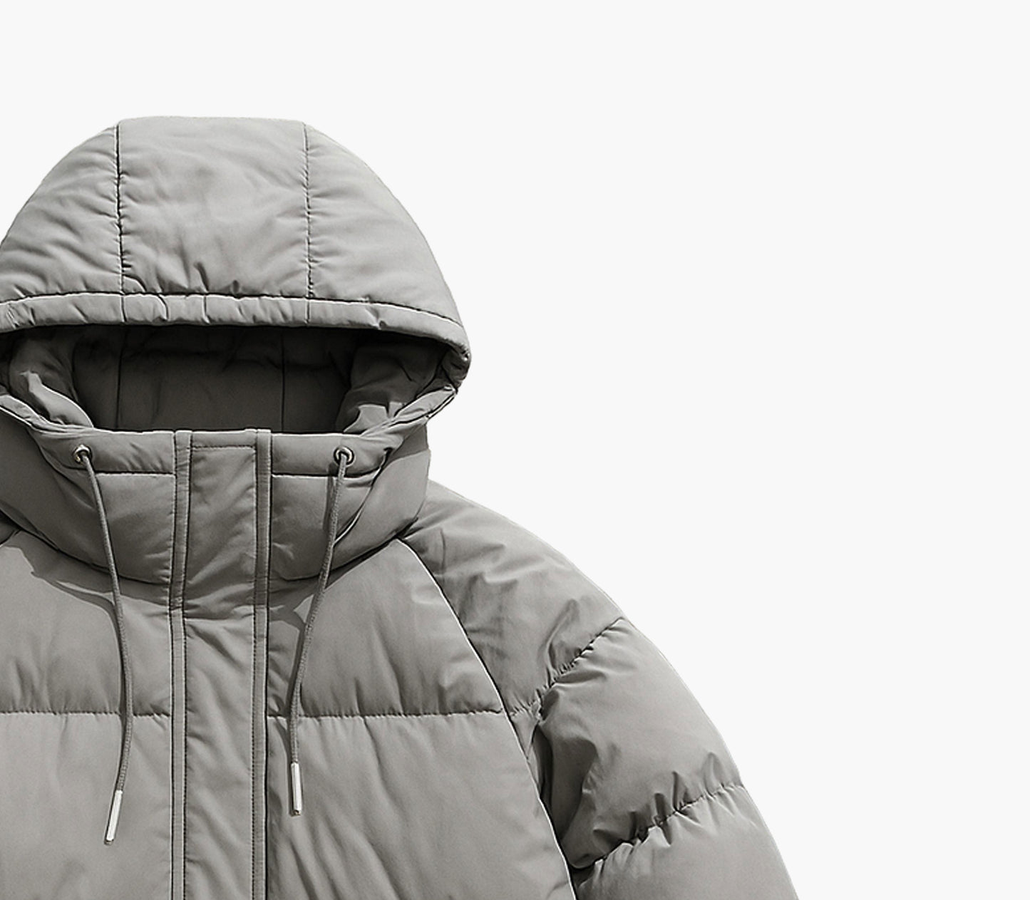 Men’s Hooded Down Jacket – Full-Zip Winter Coat
