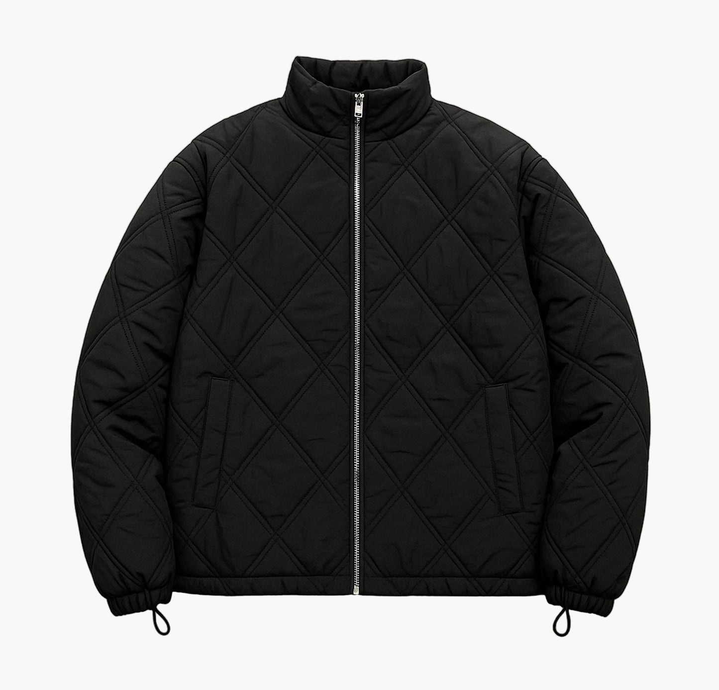 Men’s Thermal Insulated Winter Jacket – Heavy-Duty Full-Zip Stand-Collar Coat