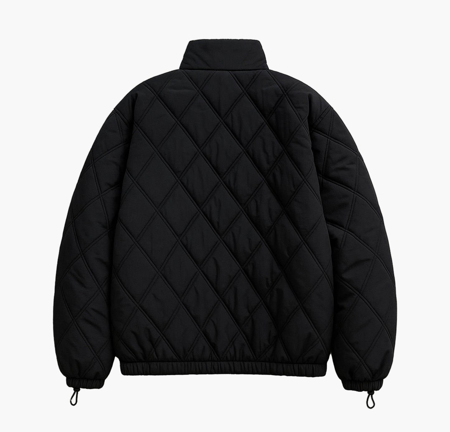 Men’s Thermal Insulated Winter Jacket – Heavy-Duty Full-Zip Stand-Collar Coat