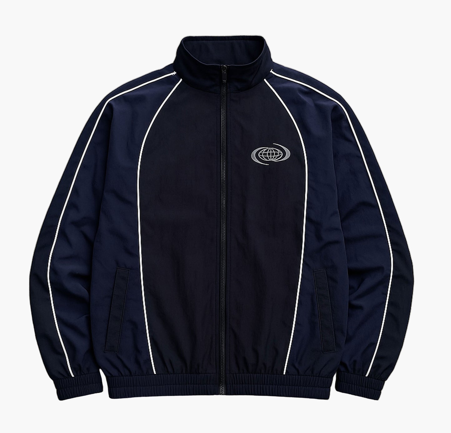 Men’s Reflective Sports Jacket – Breathable Zip-Up Windbreaker for Outdoor Activities