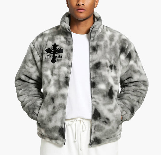 Men’s Hooded Winter Jacket – Heavy-Duty Full-Zip Thermal Coat