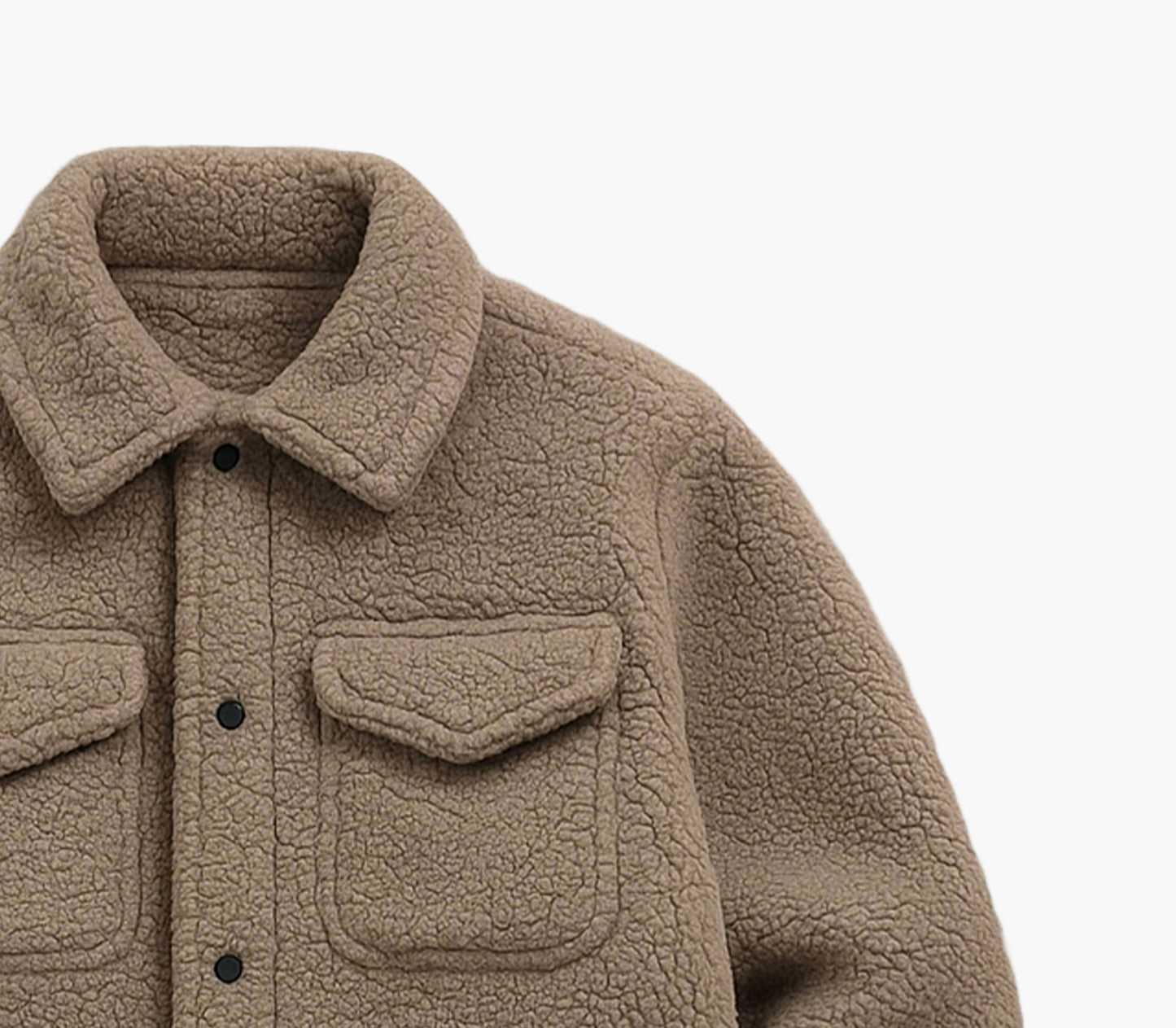 Men’s Heavyweight Fleece Jacket – Thick Warm Winter Coat