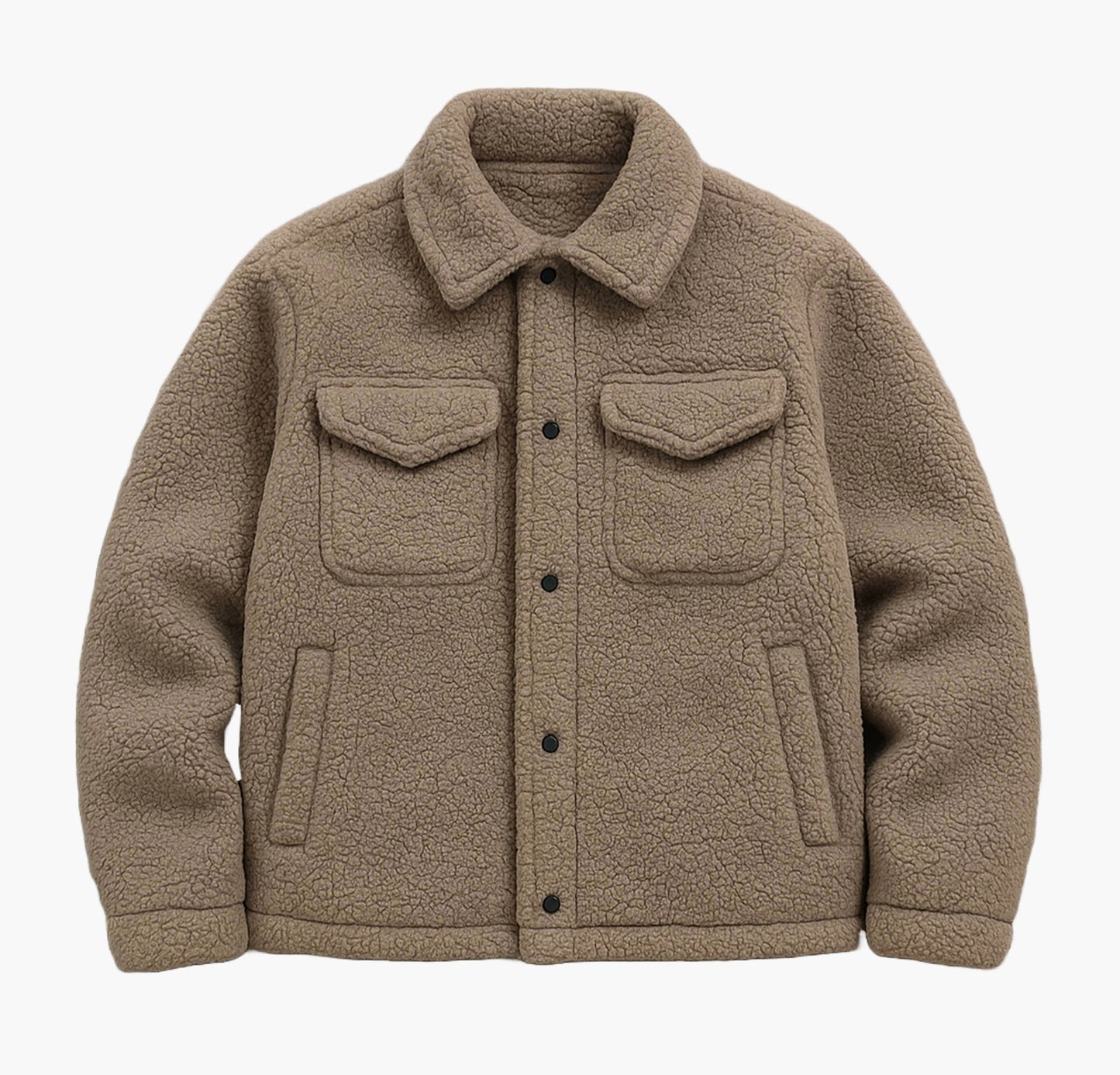 Men’s Heavyweight Fleece Jacket – Thick Warm Winter Coat