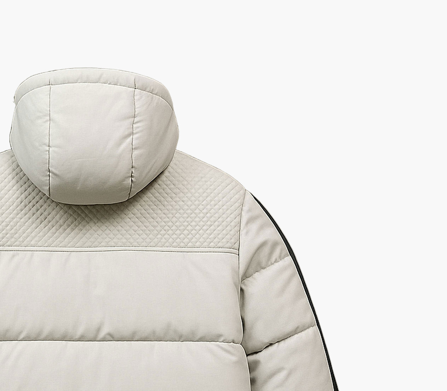 Men’s Casual Hooded Jacket – Warm Thick Padded Winter Coat