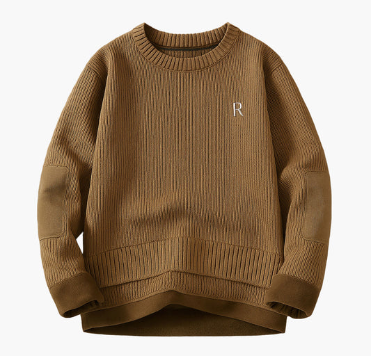 Men’s Warm Fleece-Lined Top – Autumn/Winter Thickened Pullover