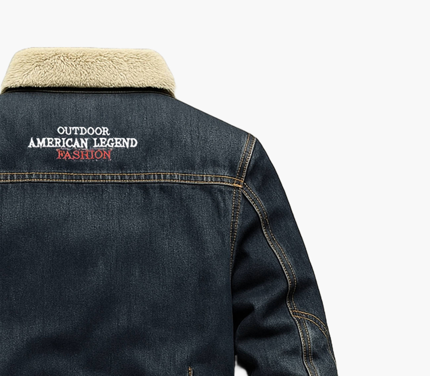 Winter Warm Collar Jacket – Heavy-Duty Button-Up Outdoor Coat