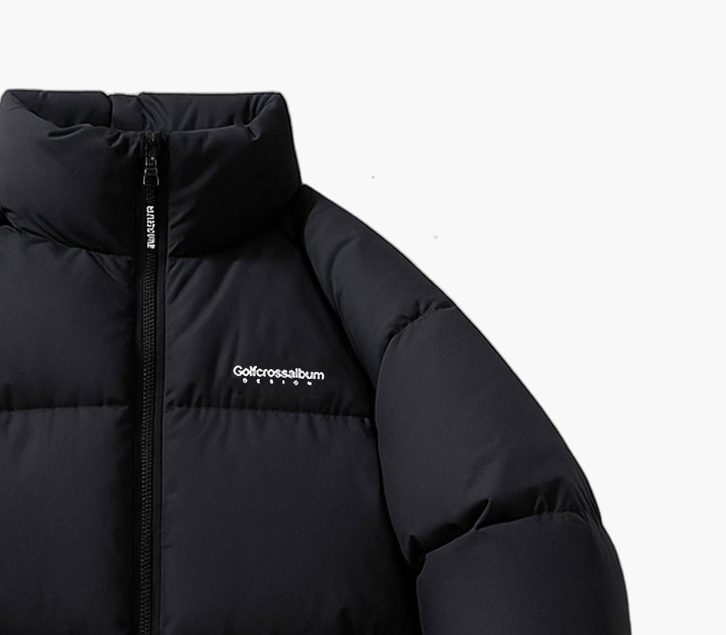 Men’s Down Puffer Jacket – Full-Zip Quilted Winter Coat