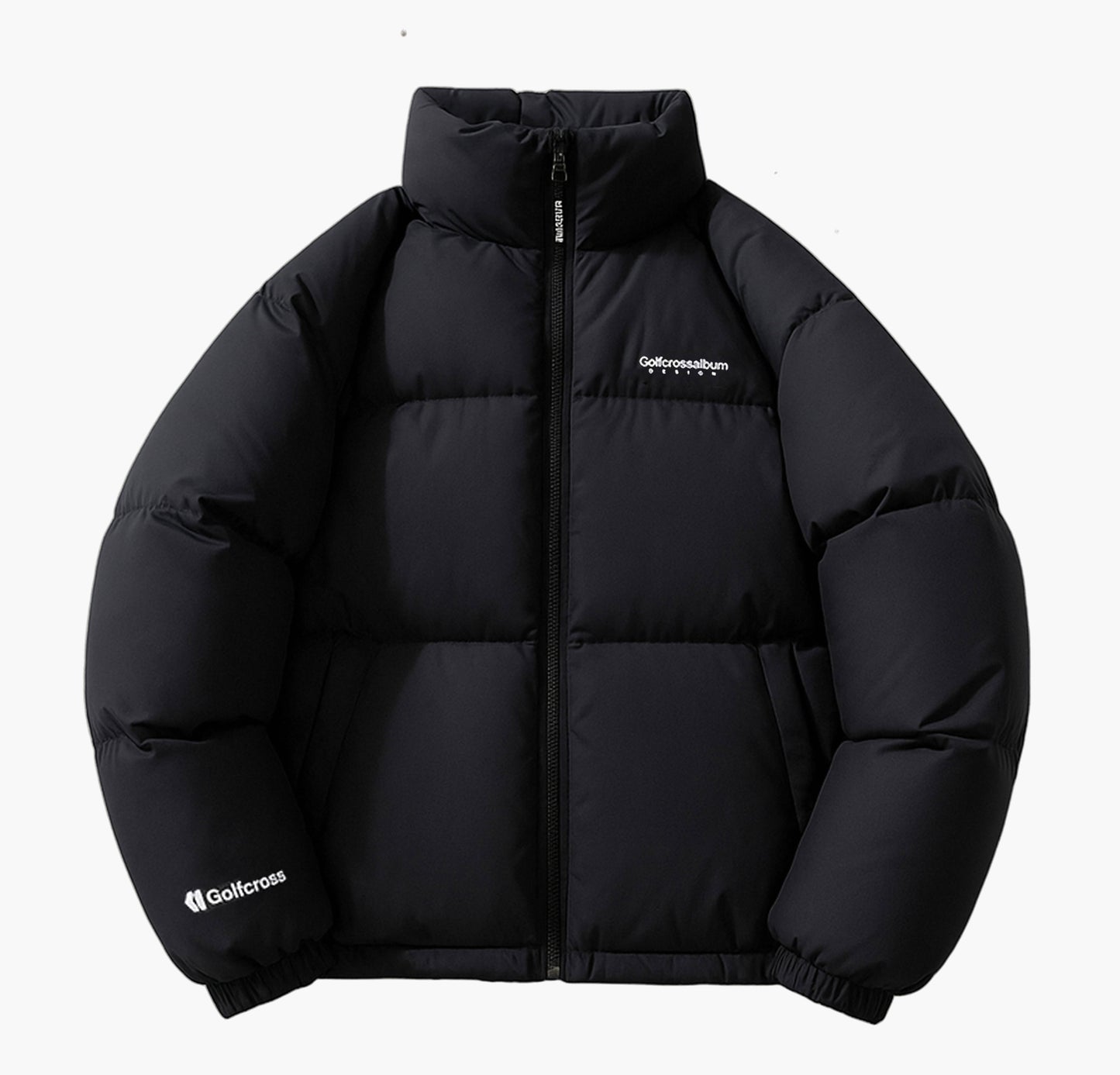 Men’s Down Puffer Jacket – Full-Zip Quilted Winter Coat
