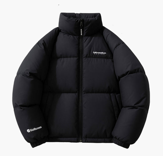 Men’s Down Puffer Jacket – Full-Zip Quilted Winter Coat