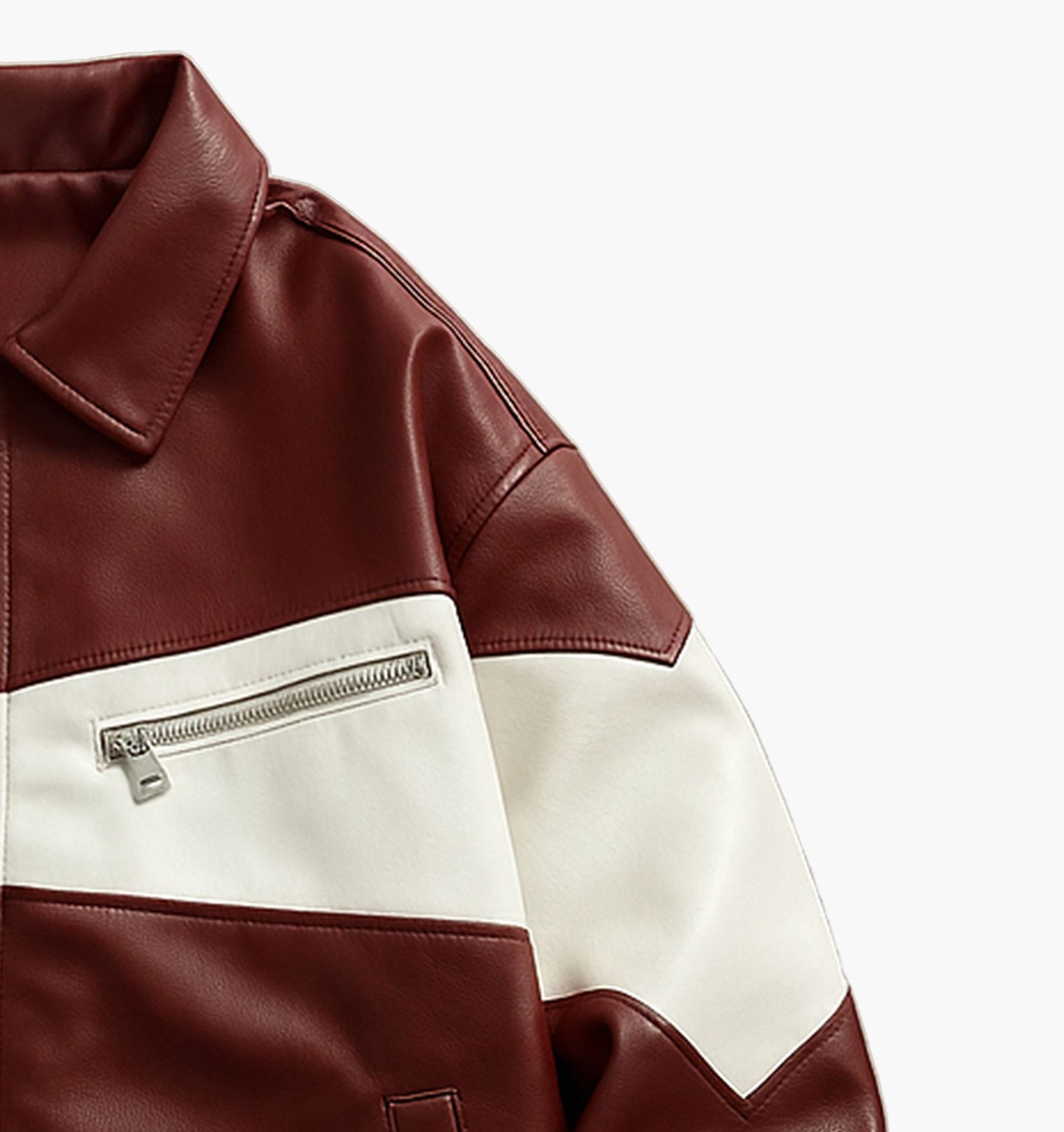 Men’s Vintage Style Zip-Up Jacket – Light Beige Casual Spring/Fall Outerwear