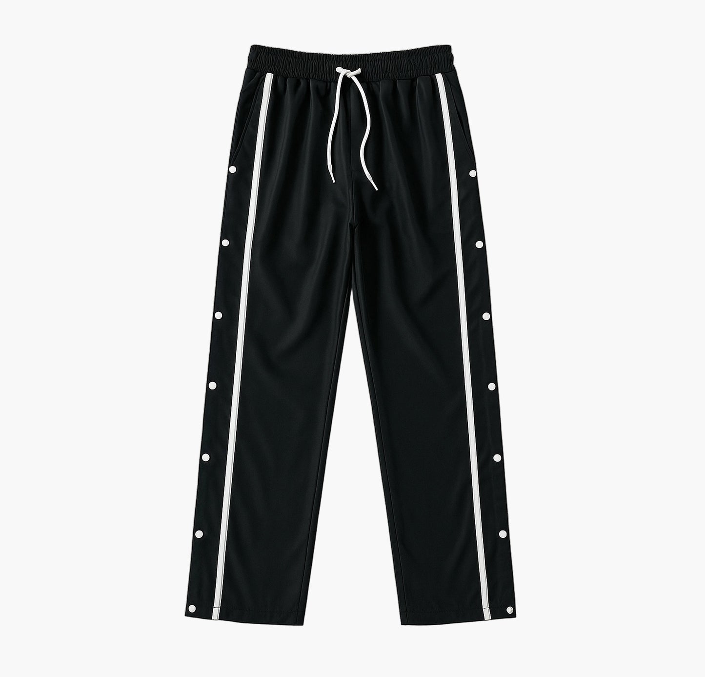 Men’s Autumn Button Pants – Trendy Streetwear Sports Trousers