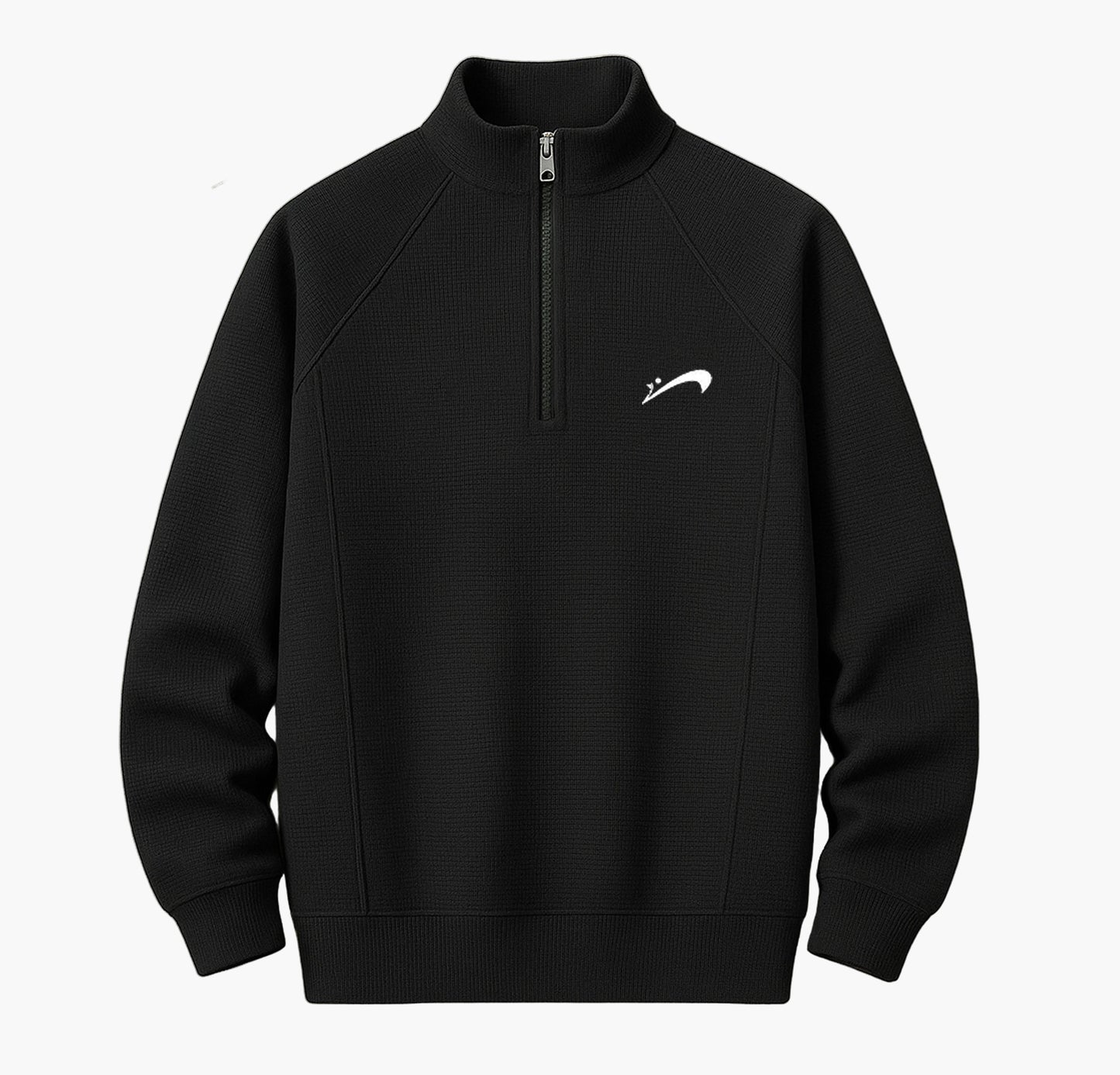 Men’s Half-Zip Sweatshirt – Lightweight Polyester Pullover for Casual Wear