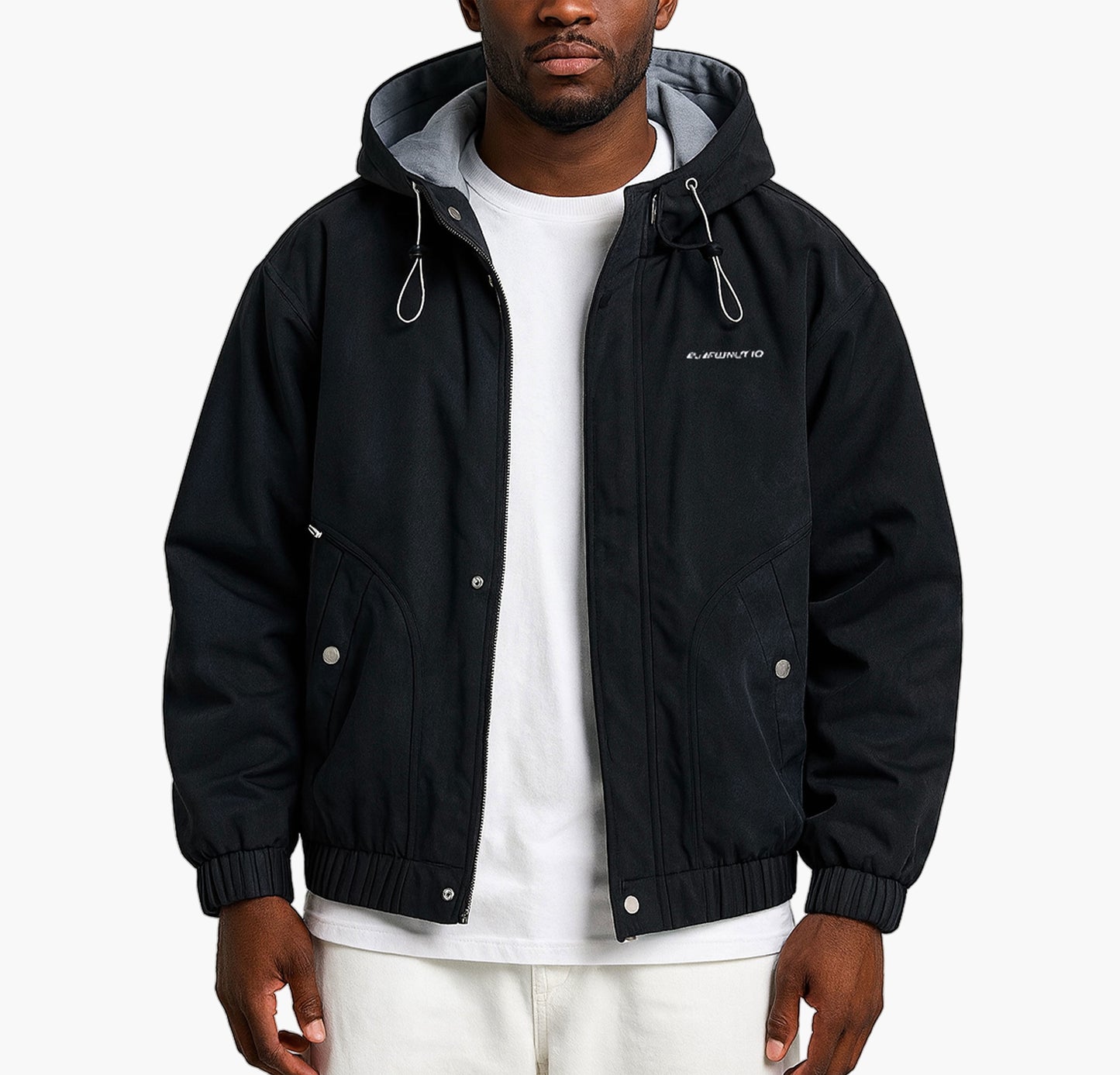 Men’s Tie-Dye Hooded Flight Jacket – Spring/Autumn Windbreaker