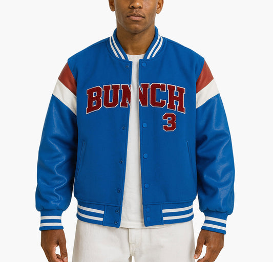 Men’s Varsity Letterman Jacket – Team #12 Streetwear Coat