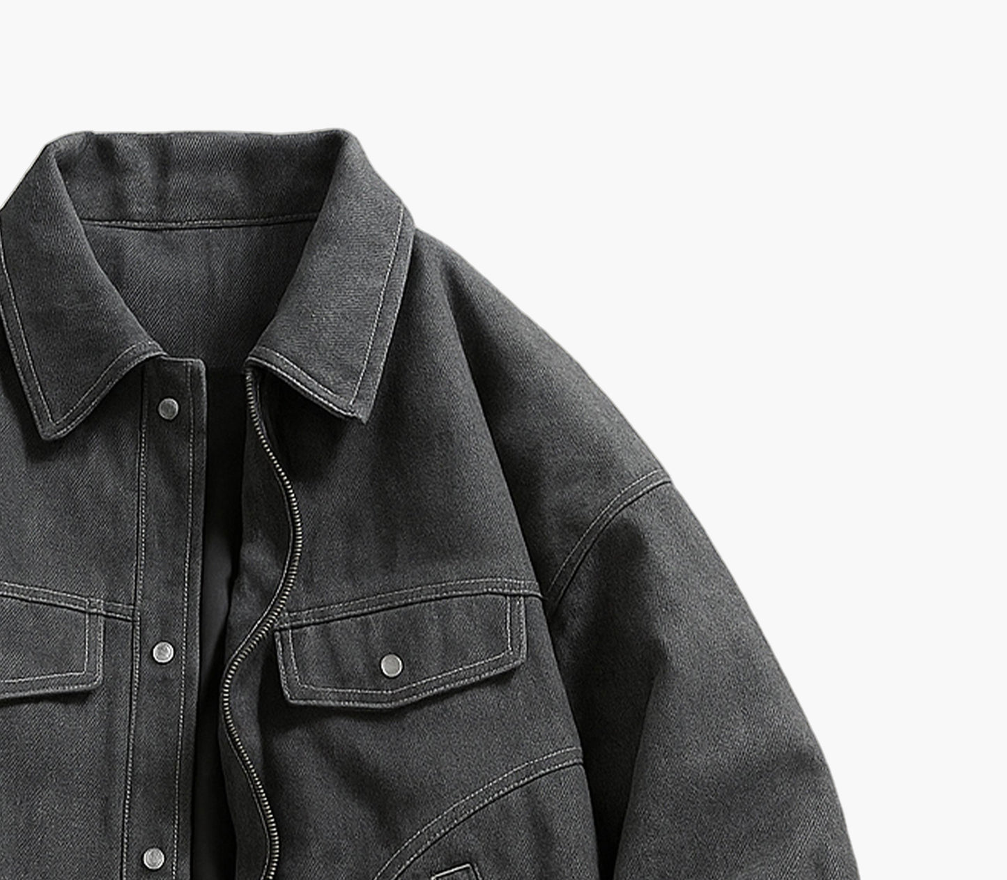 Men’s Vintage Bomber Jacket – Classic Streetwear Zip-Up