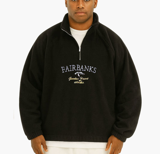 Men’s Loose Fit Zip-Up Sweatshirt – Casual Lapel Top for Street & Outdoor Wear