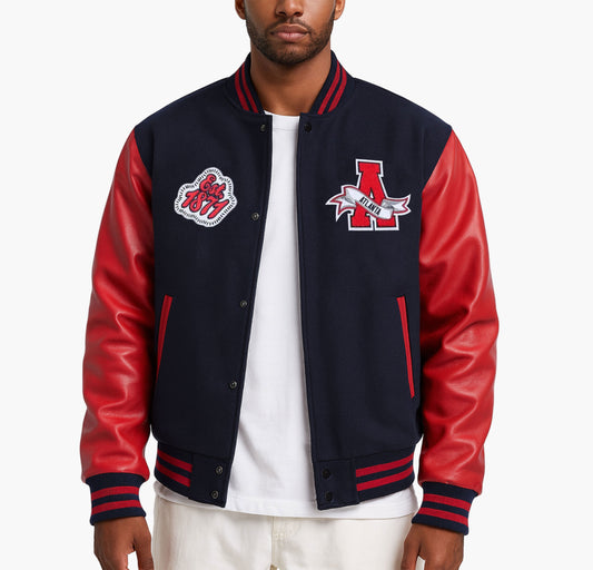Men’s Vintage Varsity Jacket – Atlanta #88 Letterman Coat