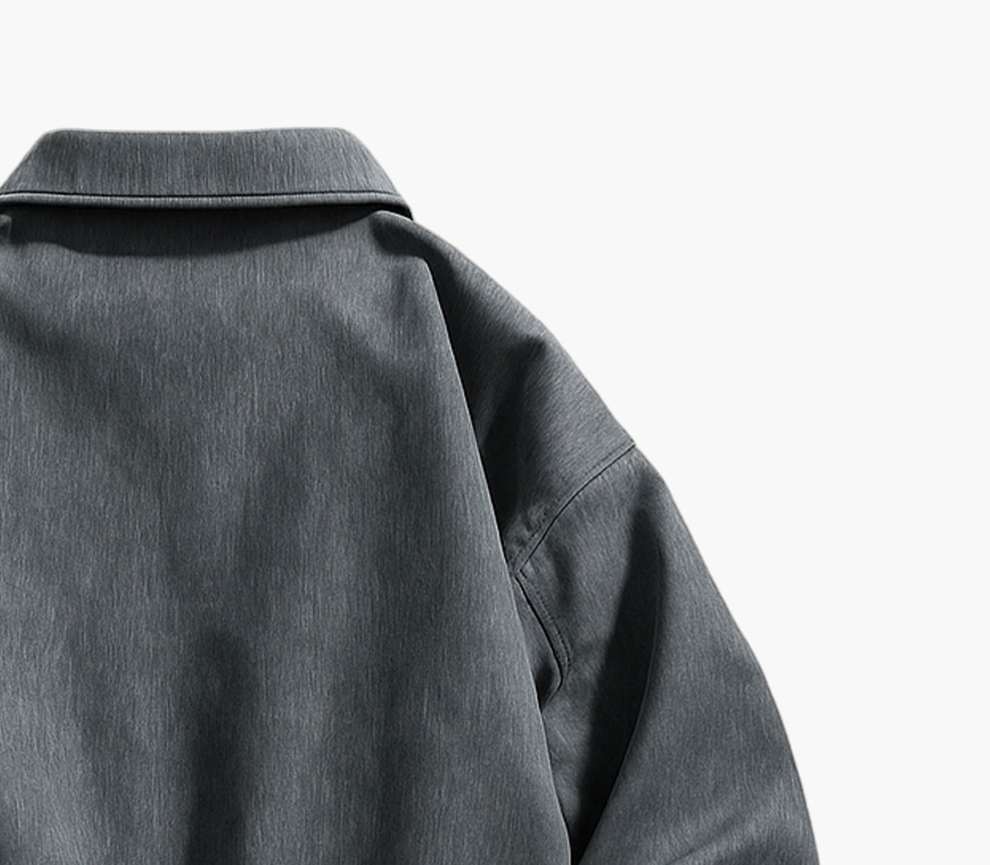 Men’s Vintage Bomber Jacket – Beige Faux Leather Motorcycle Style