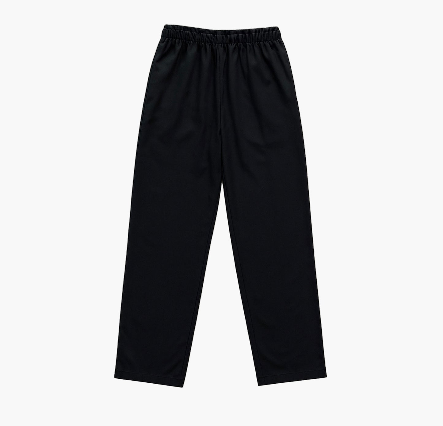 Men’s Oversized Athletic Joggers – Black Heavyweight Pants with White Stripe & Pockets