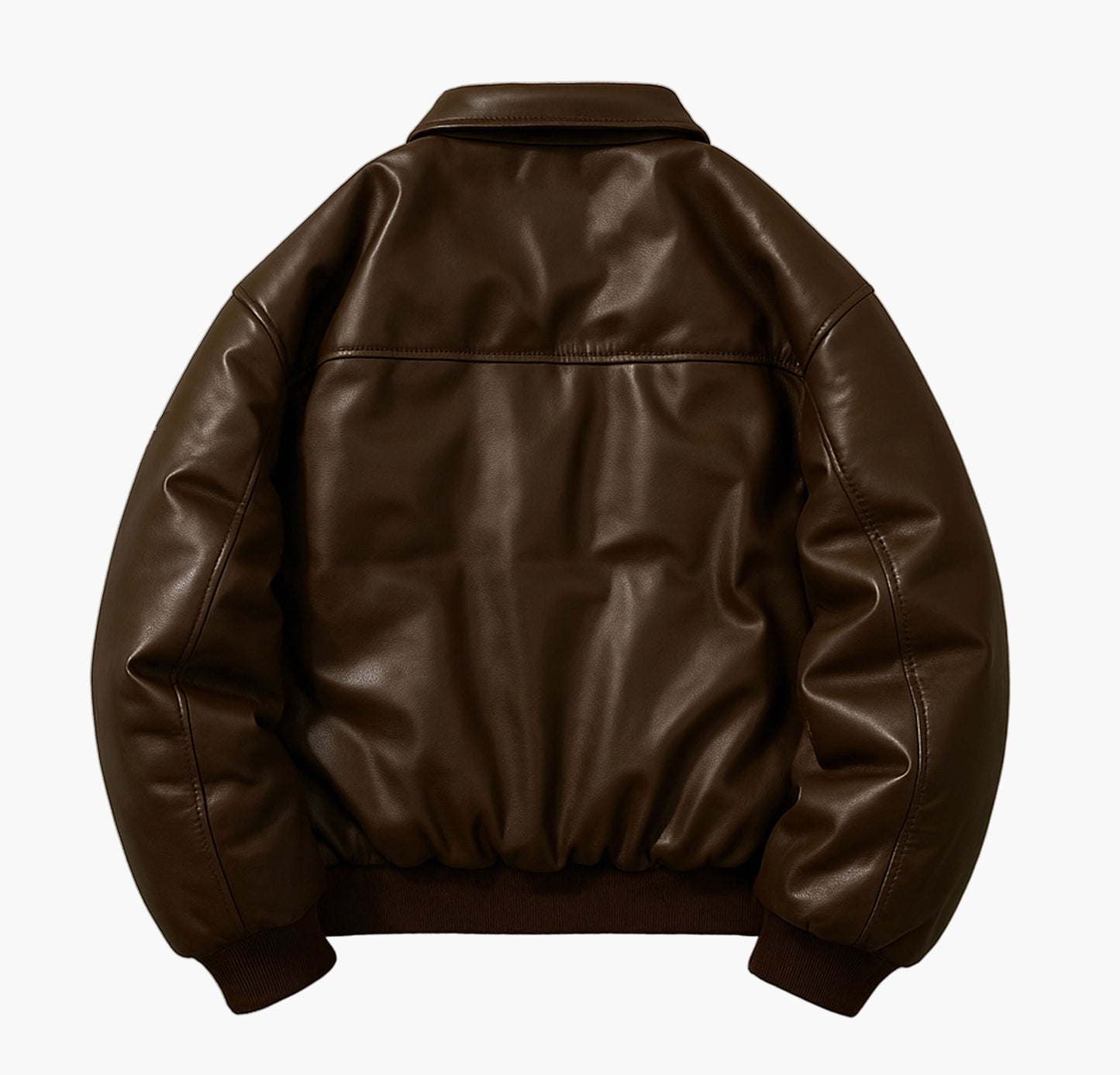 Unisex Glossy Puffer Jacket – Thick Winter Down Coat with Zipper & Pockets