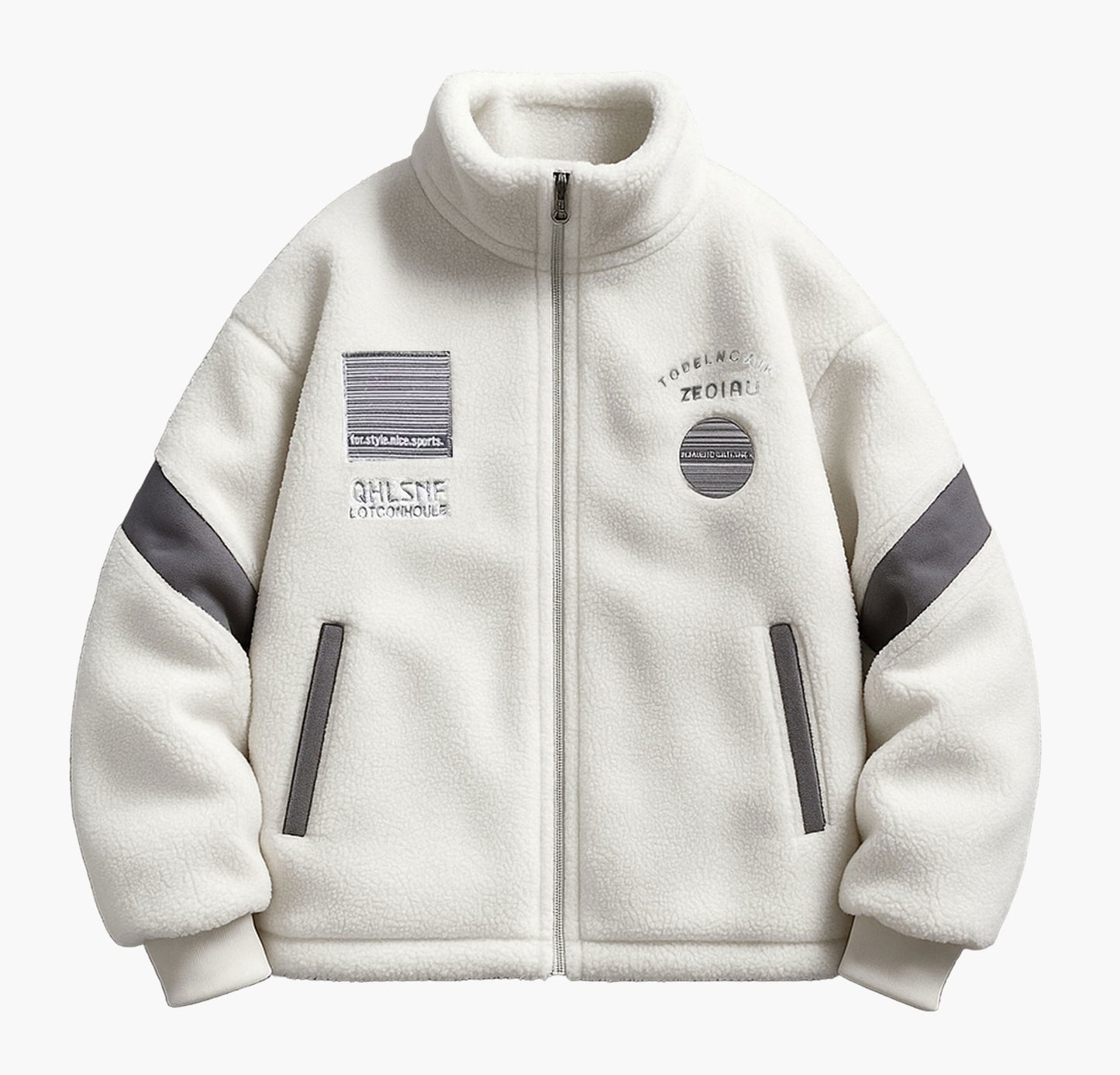 Men’s Heavy-Duty Thermal Jacket – Full-Zip Winter Outerwear