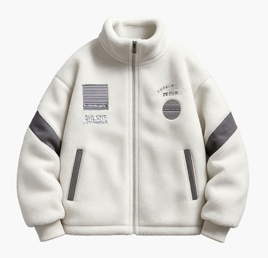 Men’s Heavy-Duty Thermal Jacket – Full-Zip Winter Outerwear