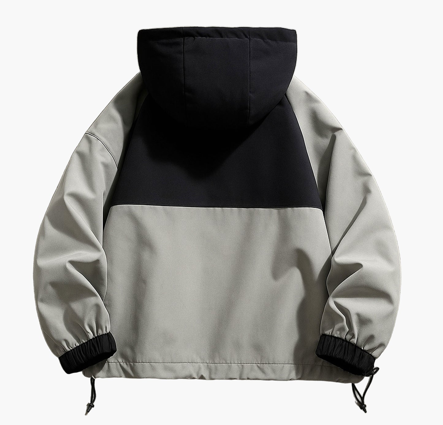 Men’s Turquoise & White Winter Jacket – Hooded Ski & Snowboard Coat