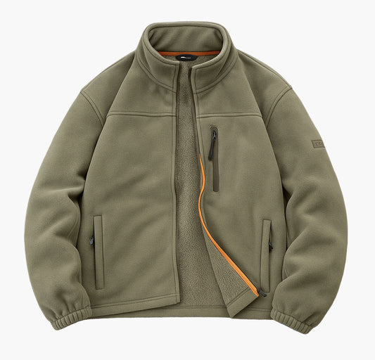 Men’s Heavyweight Thermal Jacket – Olive Green Winter Coat