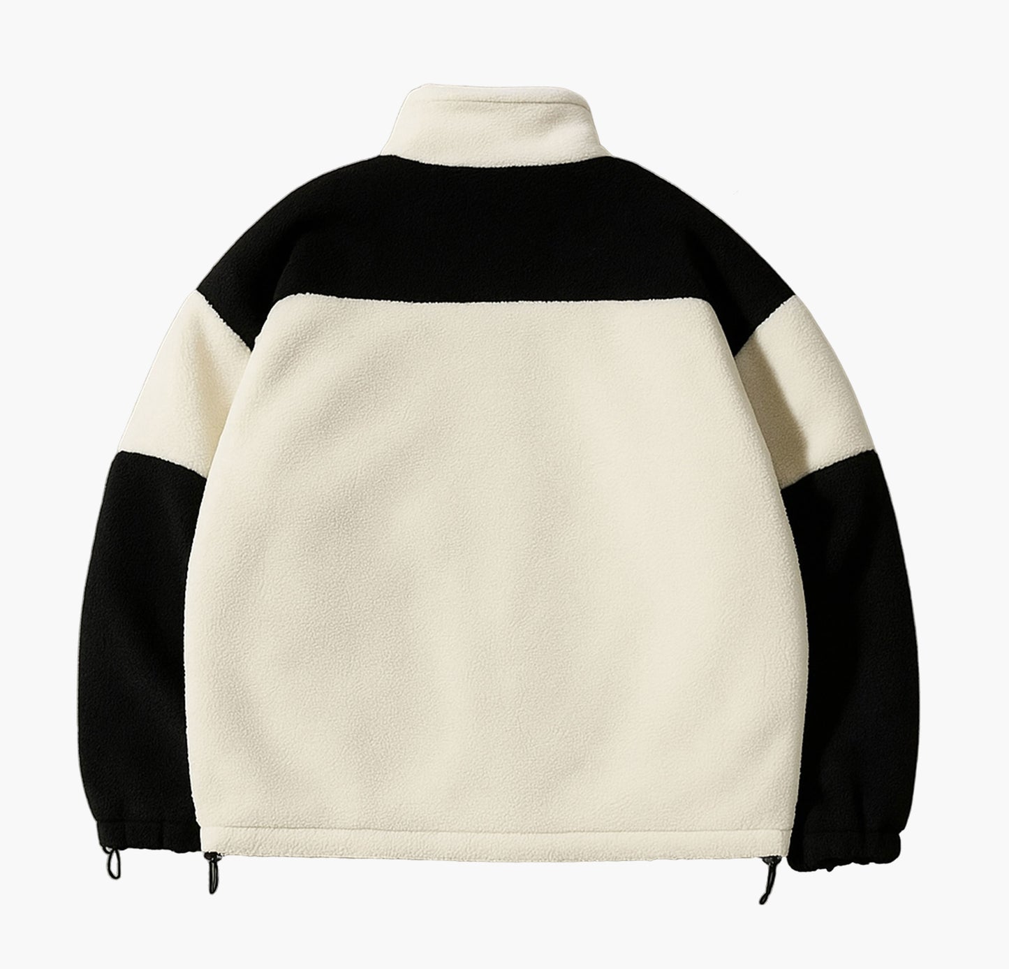 Men’s Fleece-Lined Bomber Jacket – Thick Winter Stand Collar Coat