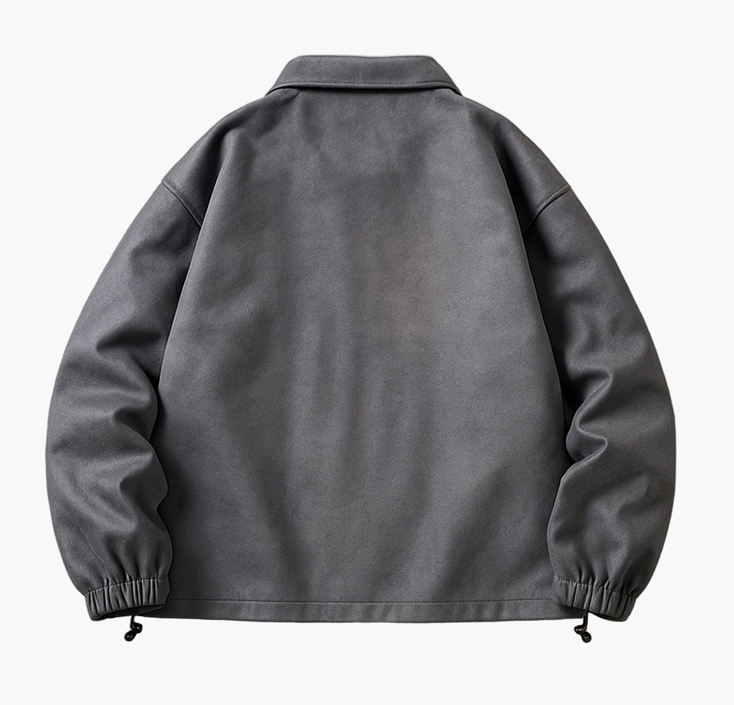 Men’s Softshell Jacket – Casual Stand Collar Zip-Up Coat