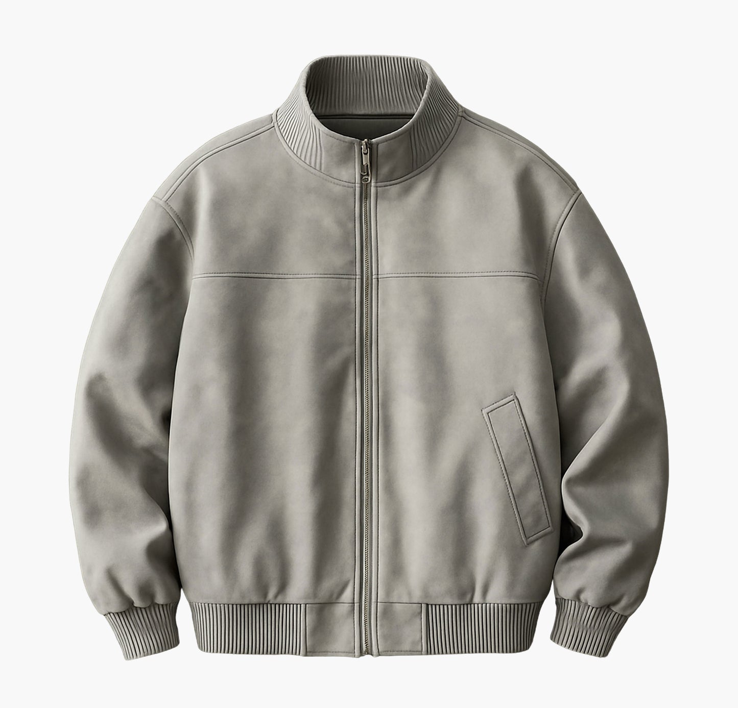 Men’s Vintage Bomber Jacket – Lightweight Retro Zip-Up Coat