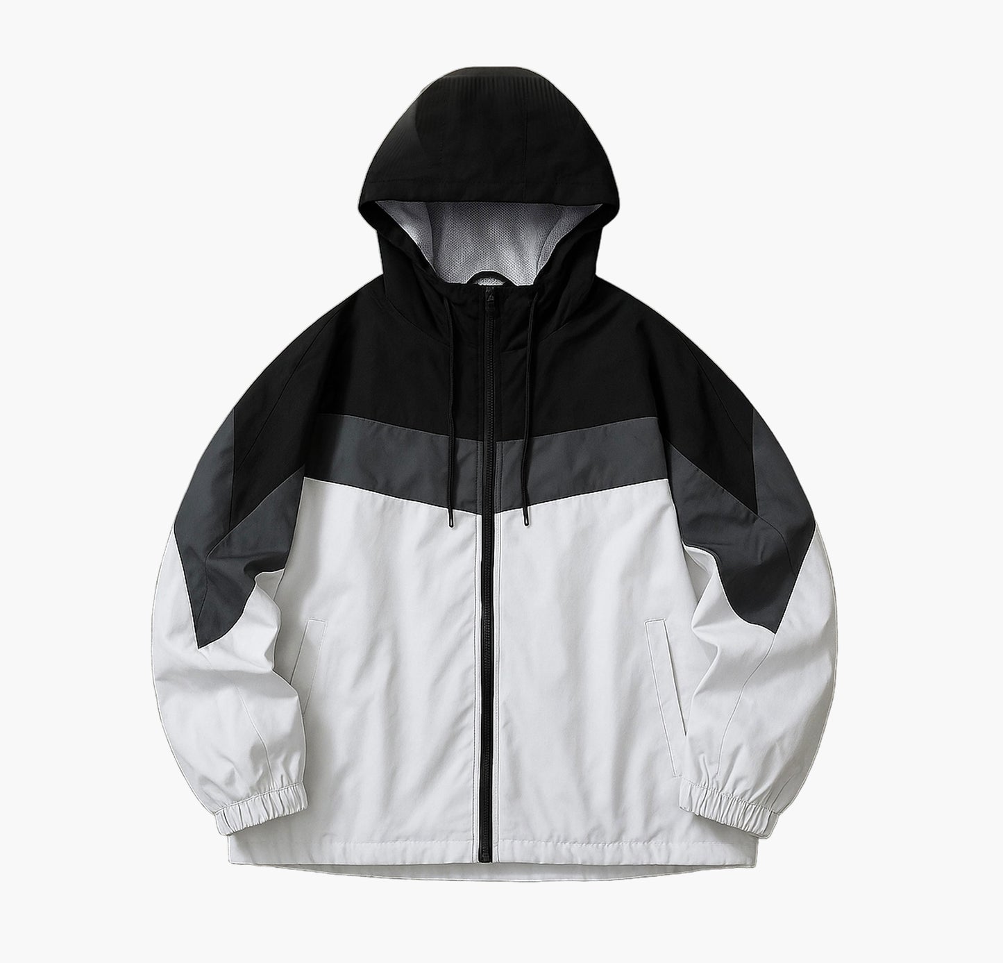 Men’s Lightweight Hooded Jacket – Breathable Sports Zip-Up Coat