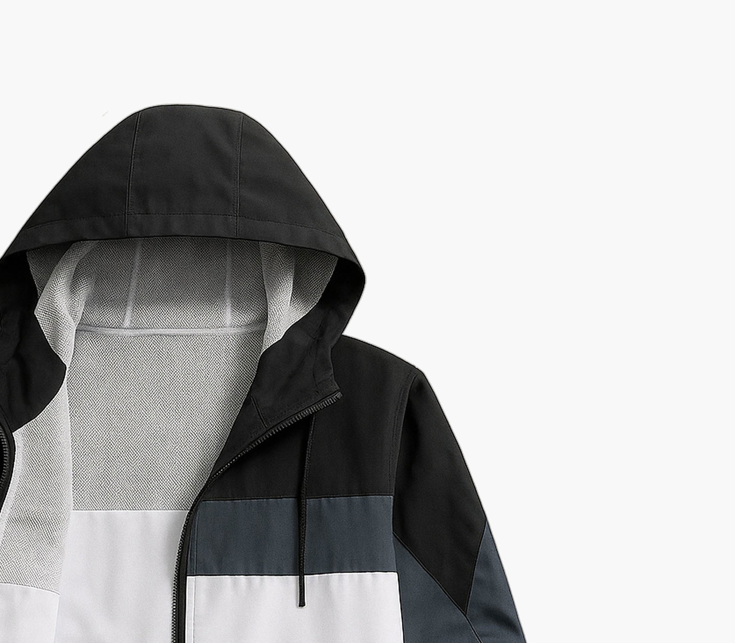 Men’s Lightweight Hooded Jacket – Breathable Sports Zip-Up Coat