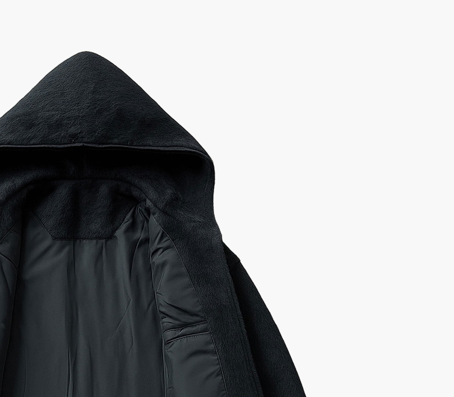 Men’s Plush Hooded Jacket – Thermal Full-Zip Winter Coat