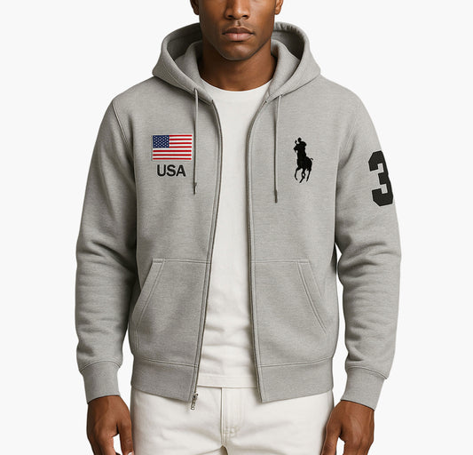 Women’s Y2K Retro Zip-Up Hoodie – Oversized Fit with Lettering & Back Print