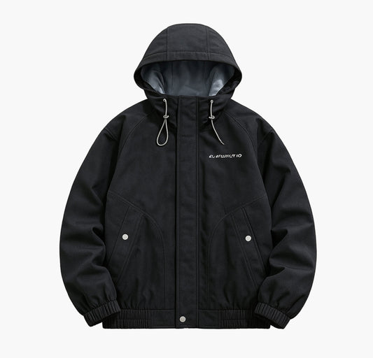 Men’s Tie-Dye Hooded Flight Jacket – Spring/Autumn Windbreaker