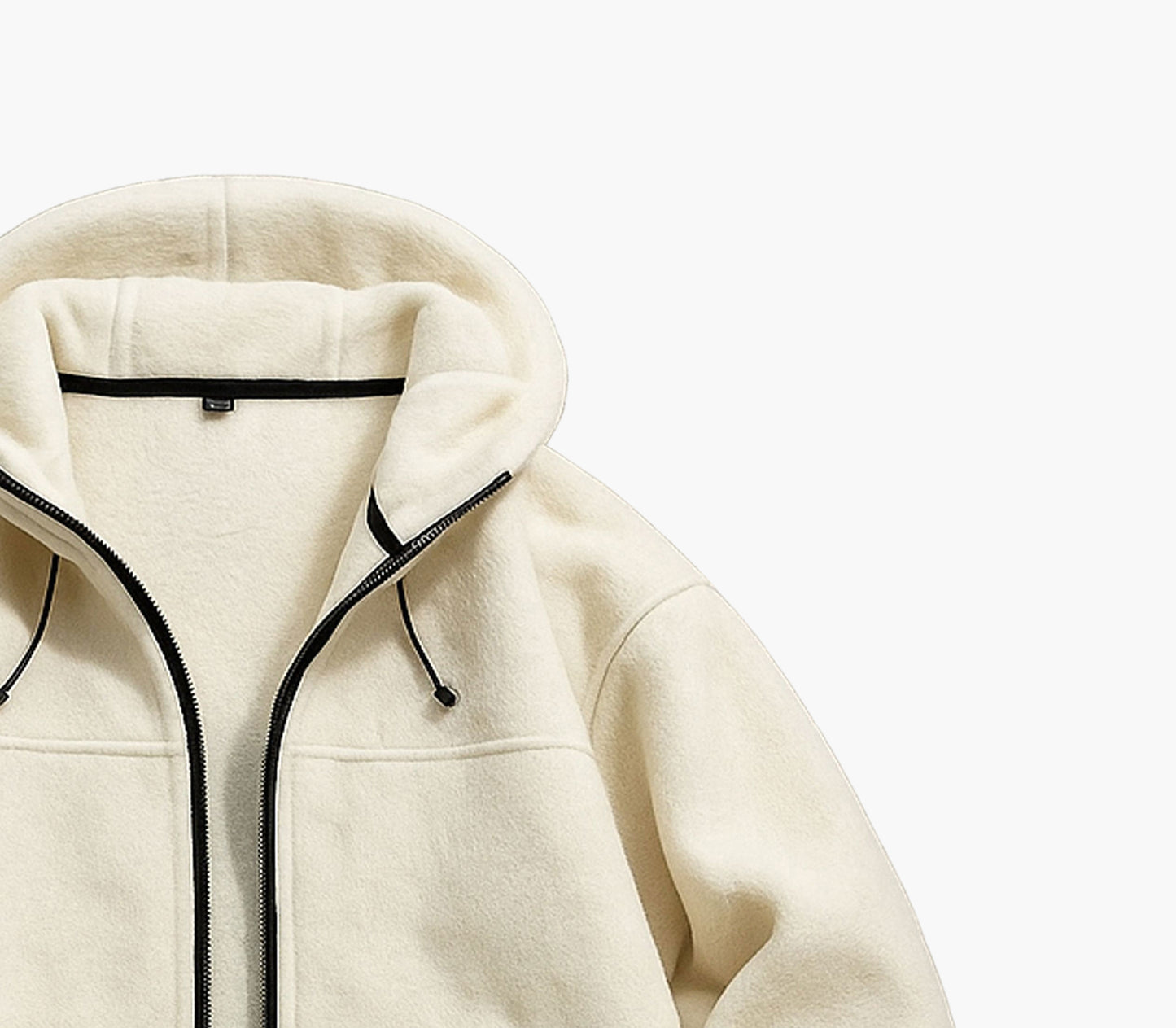 Men’s Heavy-Duty Hooded Jacket – Thermal Full-Zip Winter Coat