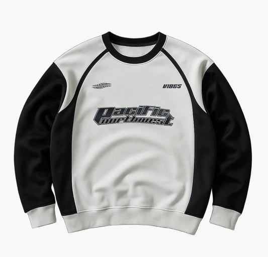 Men’s Oversized Crewneck Sweatshirt – Pacific Northwest Logo Pullover