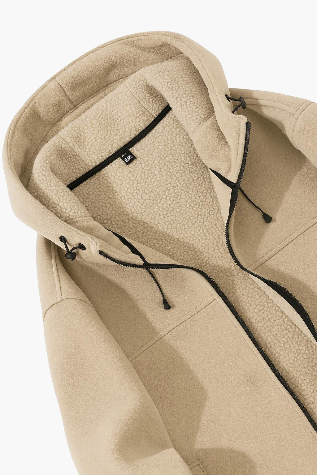Men’s Heavy-Duty Hooded Jacket – Insulated Full-Zip Winter Coat