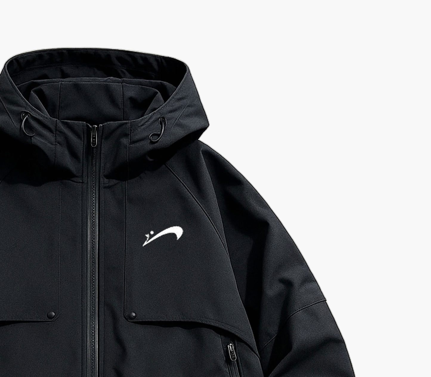 Men’s Hooded Windproof Jacket – Autumn/Winter Outdoor Coat