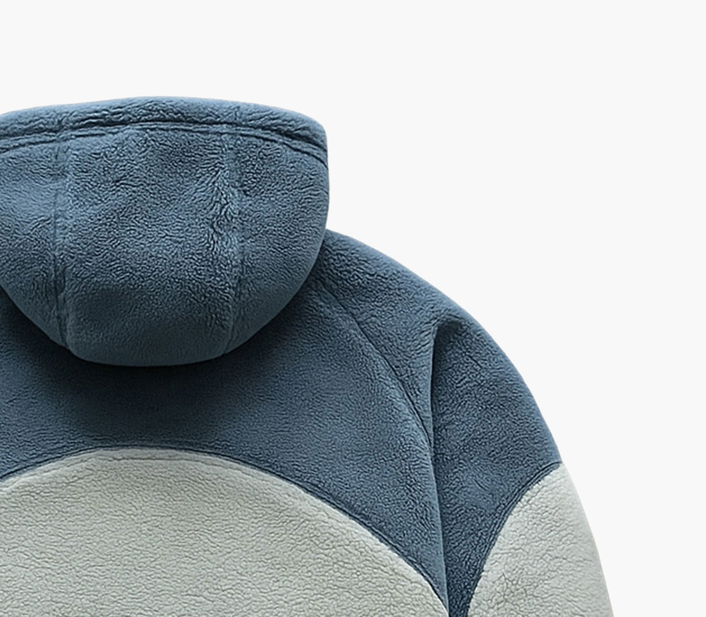 Men’s Color Block Hooded Jacket – Zip-Up Casual Winter Coat