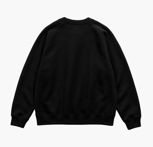 Men’s Casual Loose-Fit Sweatshirt – Round Neck Long Sleeve Top
