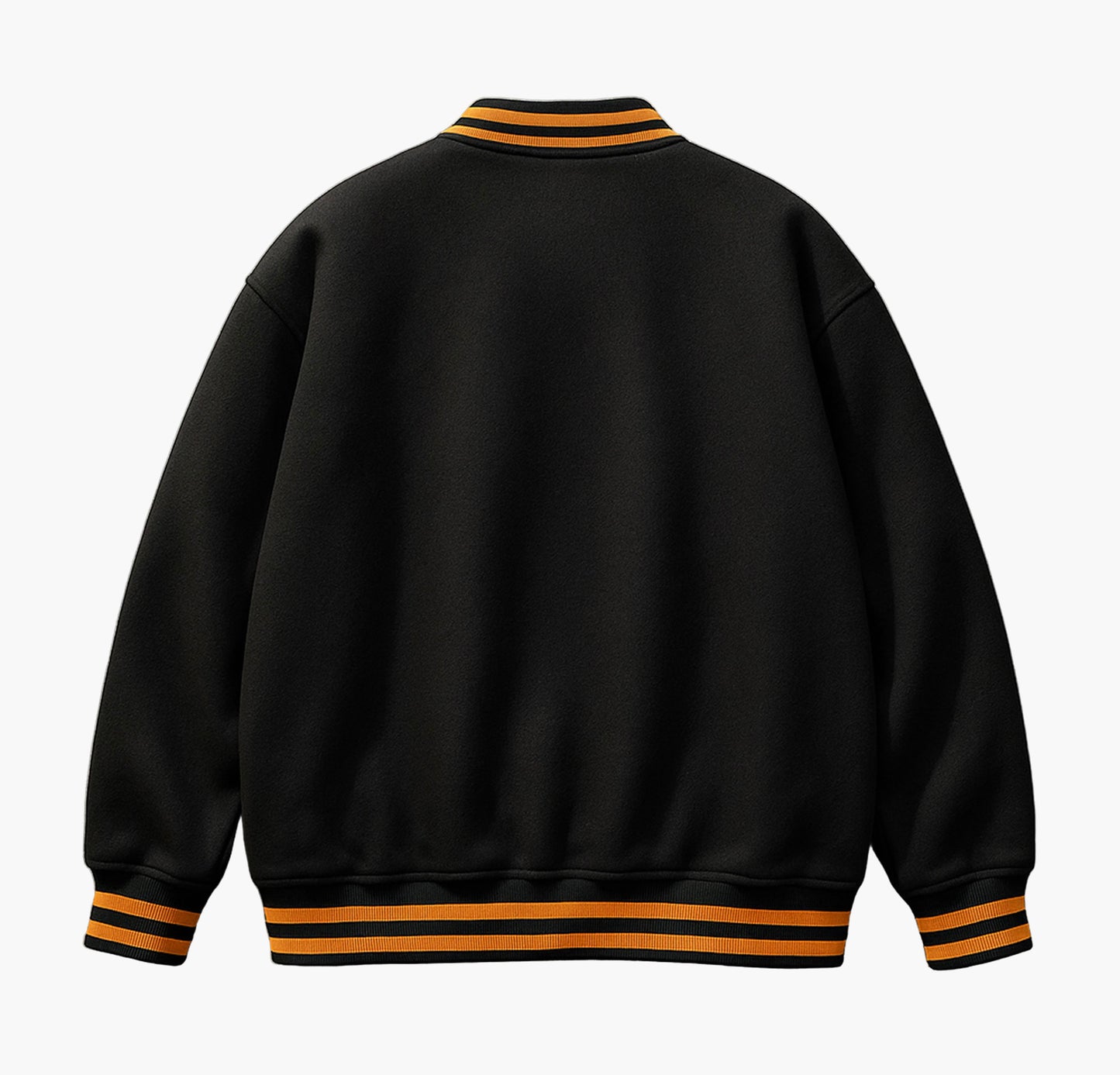 Men’s Casual Baseball Jacket – Sporty Letter Print Varsity Coat