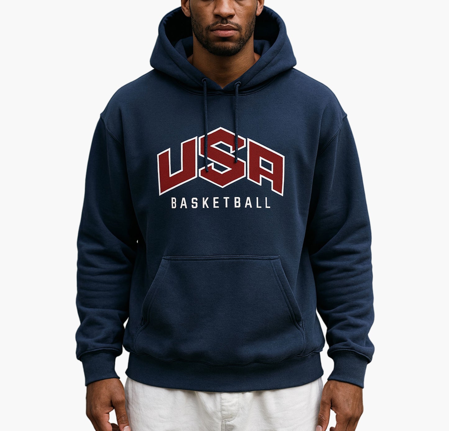 Men’s Oversized Hoodie – USA Basketball Graphic Pullover