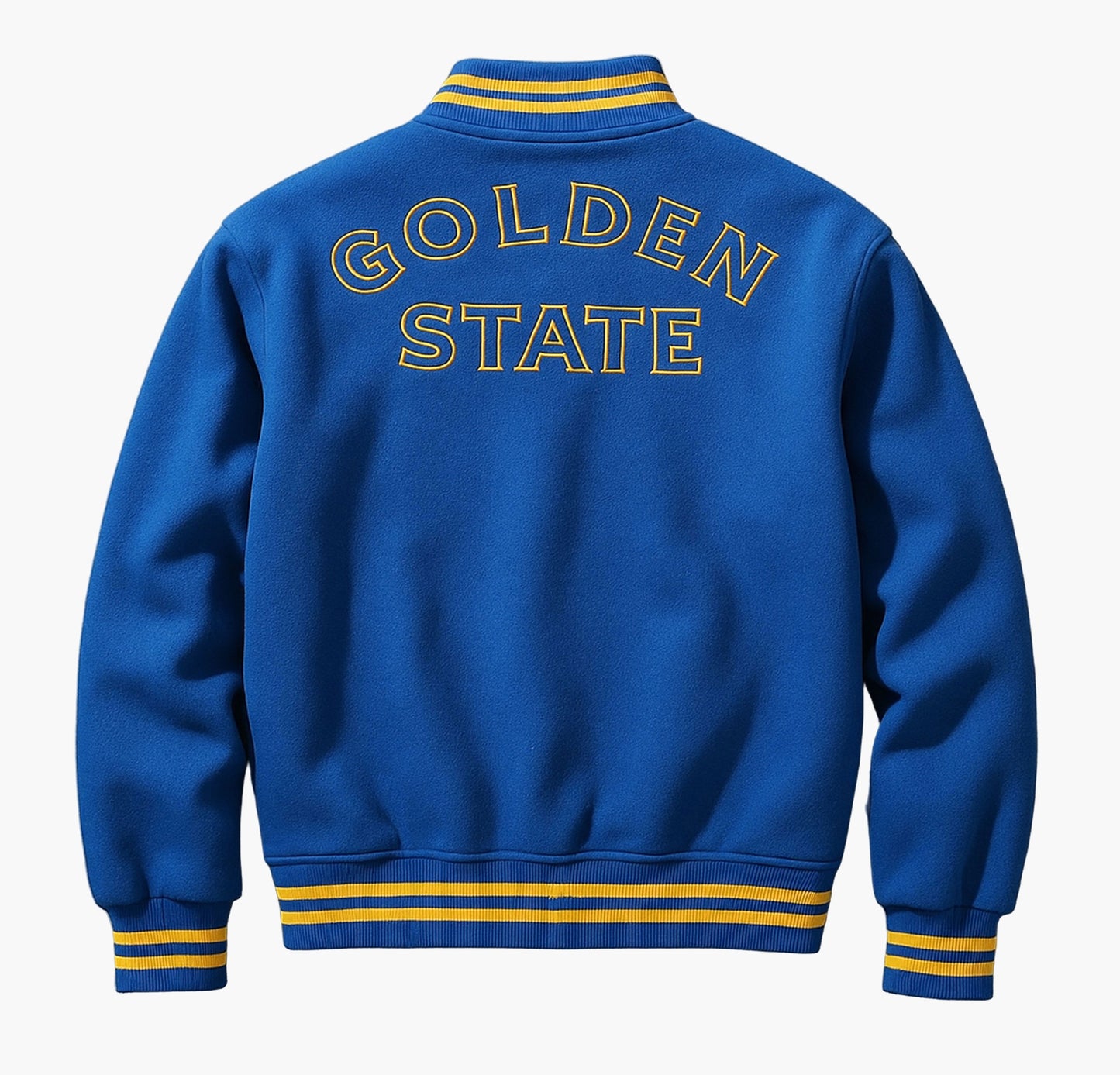 Men’s Heavy-Duty Varsity Jacket – Letter Patch Baseball Coat