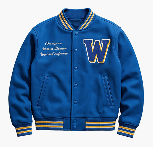 Men’s Heavy-Duty Varsity Jacket – Letter Patch Baseball Coat