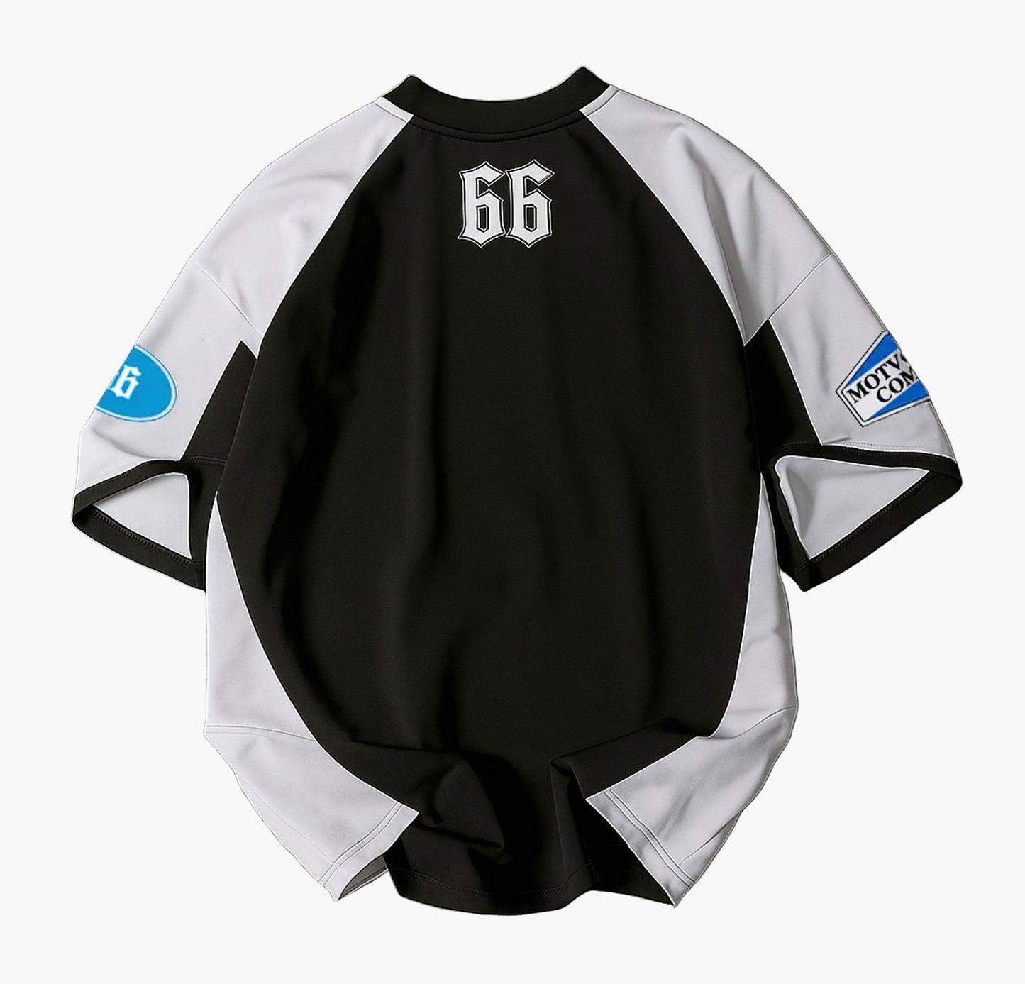 Men’s Heavyweight T-Shirt – Bold 3D “66” Graphic Crewneck Tee