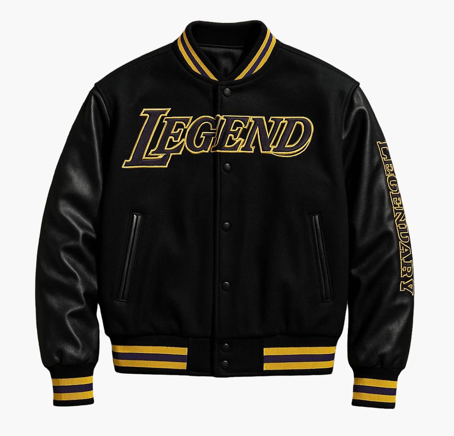 Men’s Retro Baseball Jacket – Varsity #21 Letterman Coat