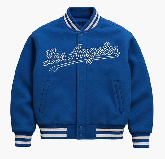 Men’s Los Angeles Varsity Jacket – LA Logo Streetwear Coat