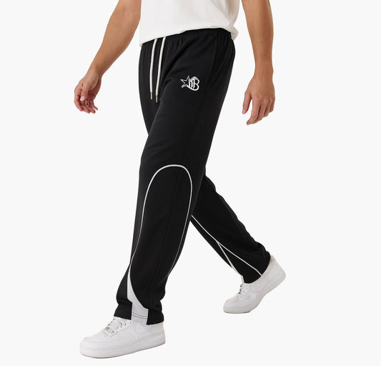 Men’s Athletic Joggers – Loose-Fit Logo Print Pants
